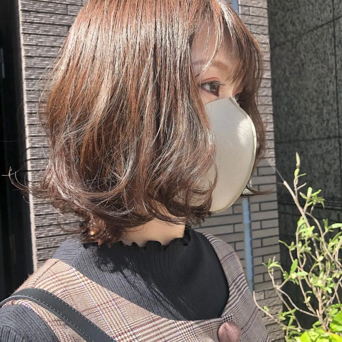 ミディアム カラー 圧倒的透明感カラー nana🦕のヘアスタイル