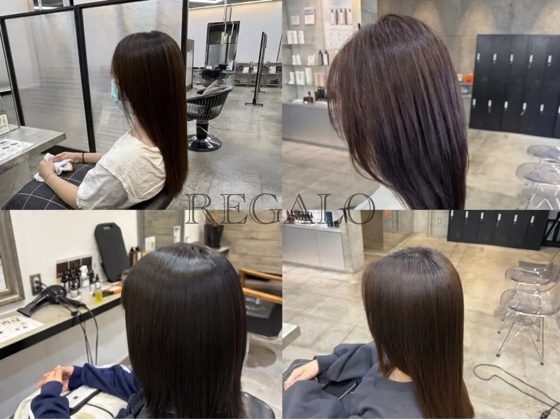 パーマ 縮毛矯正 縮毛矯正/ 豊島怜のヘアスタイル