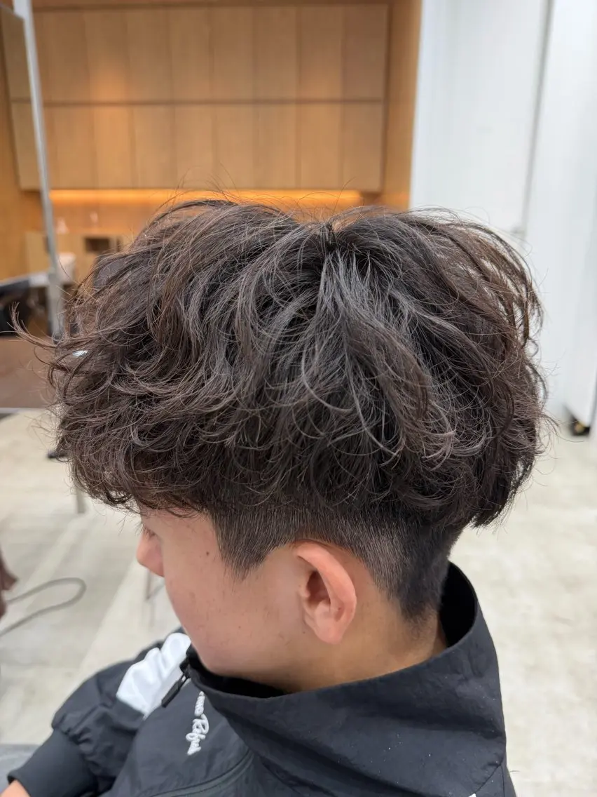 パーマ メンズ fifth天神 パーマ特化/石橋航海のヘアスタイル