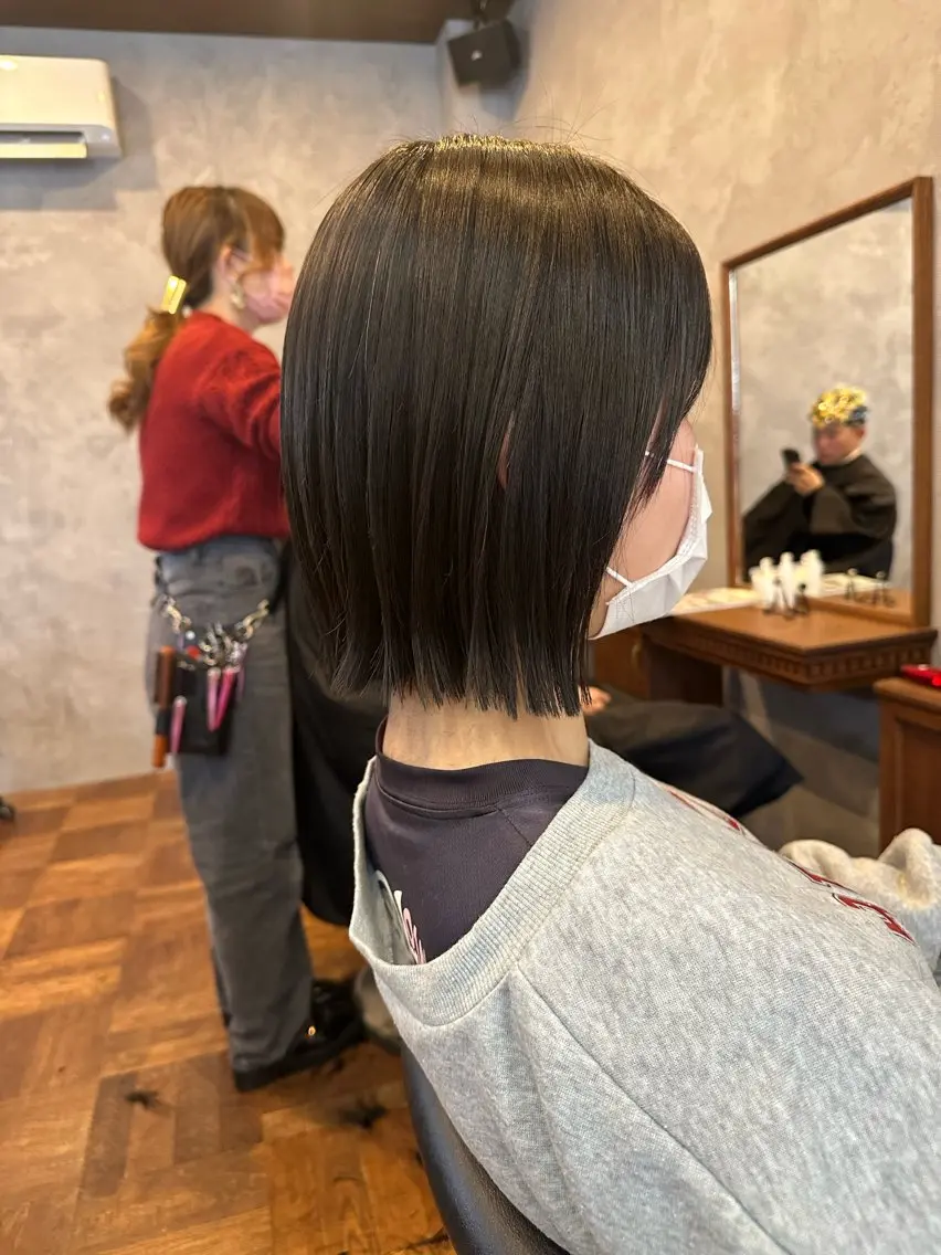 ショート カラー カット ヘアカラー トリートメント 廣瀬双葉 ボブ/ミディアムのヘアスタイル