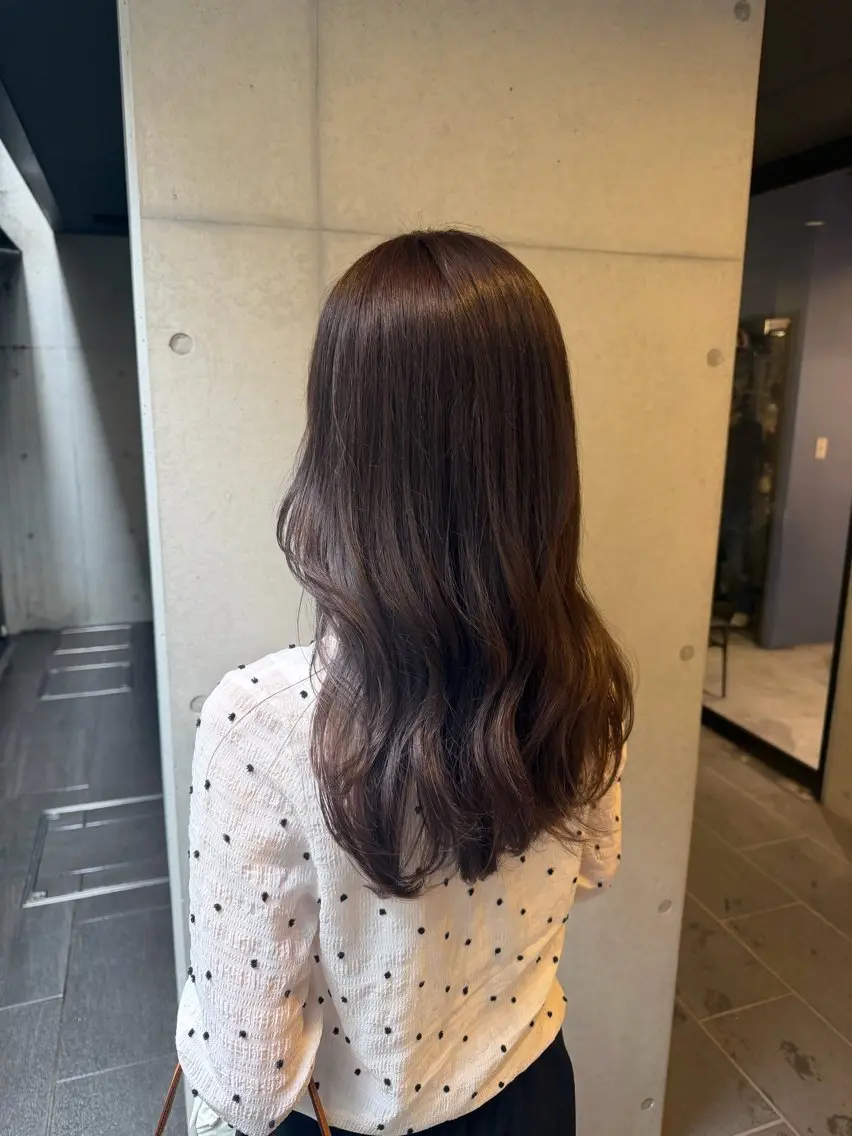 ロング カラー ベージュカラー ブリーチ 透明感カラー グレージュ イルミナカラー カット ヘアカラー トリートメント ✨透明感カラー✨ 🦖佐々木未来🦕のヘアスタイル