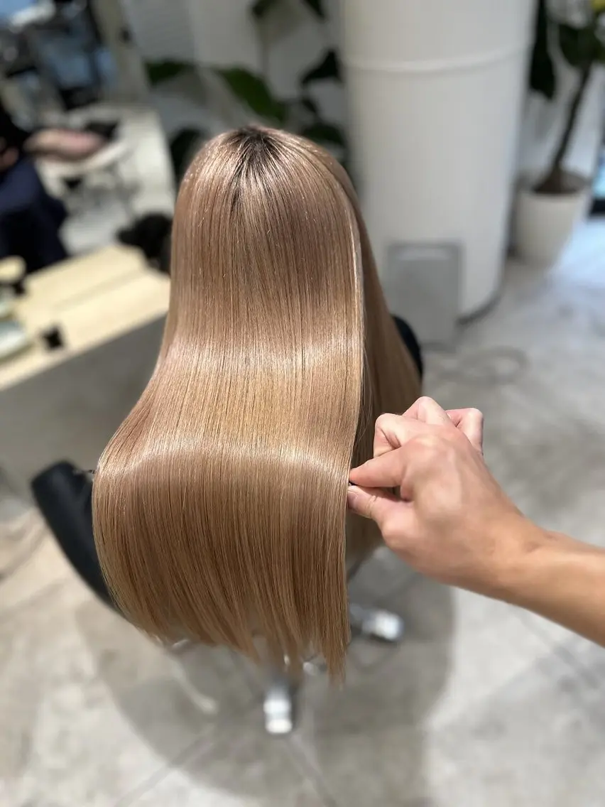 ロング カット 縮毛矯正 トリートメント 美髪矯正🫧艶髪特化 🫧関口太郎のヘアスタイル
