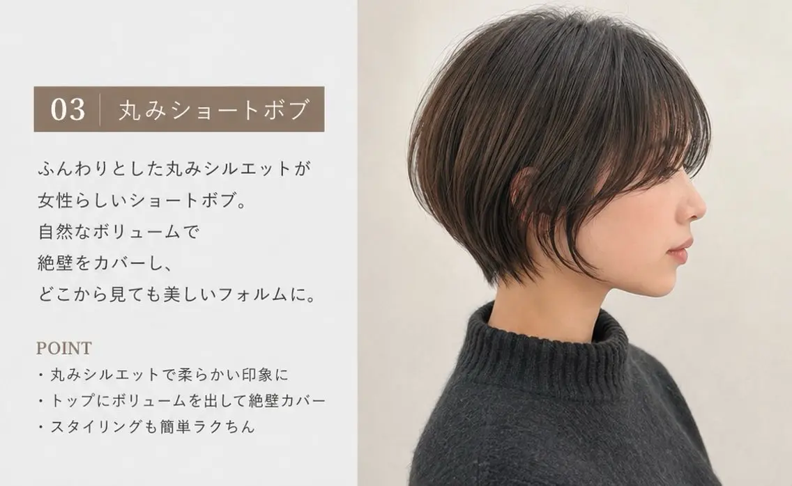 【日にち限定】(※)説明欄をお読み下さい。 丸みのあるショートボブです♪の写真