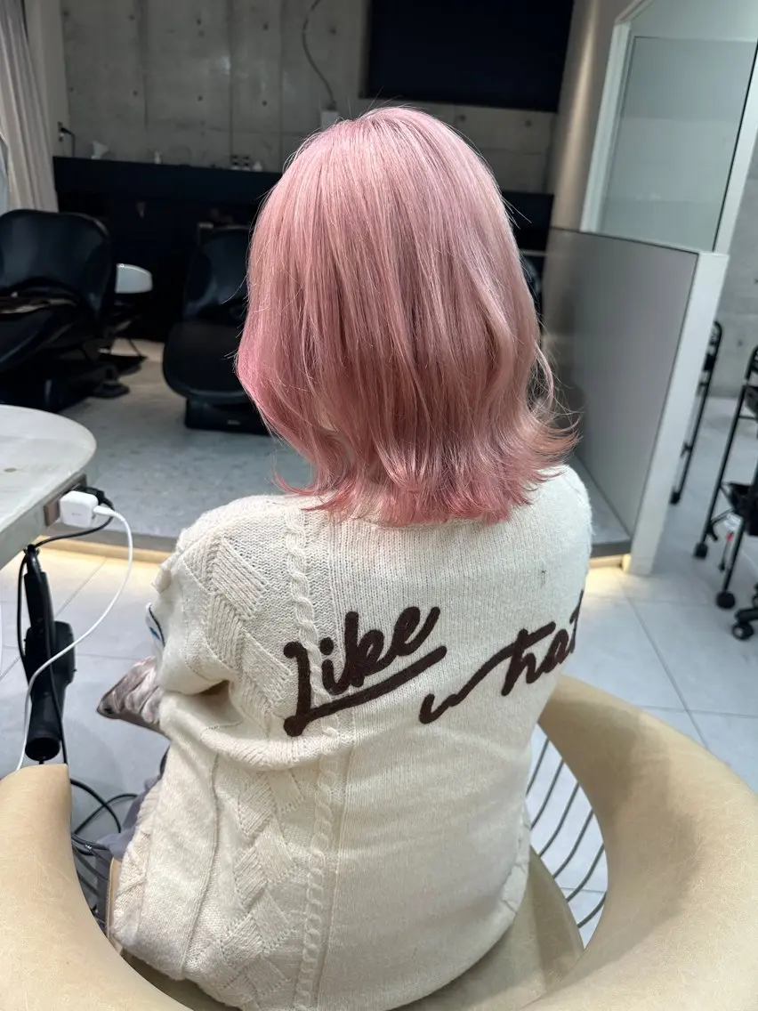 ミディアム カラー ヘアカラー トリートメント 《髪質改善✖️オリー ブ🧸》小嶋拓也のヘアスタイル