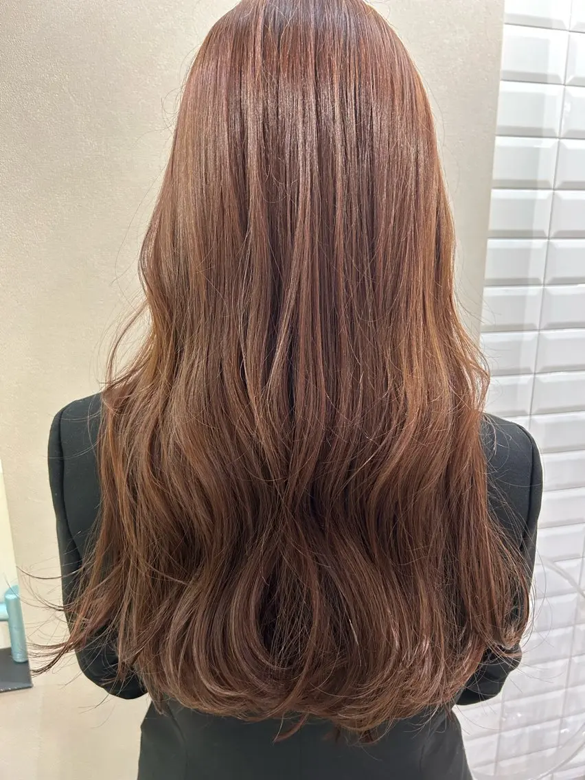 ロング カラー hubhair レイヤー/透明感のヘアスタイル