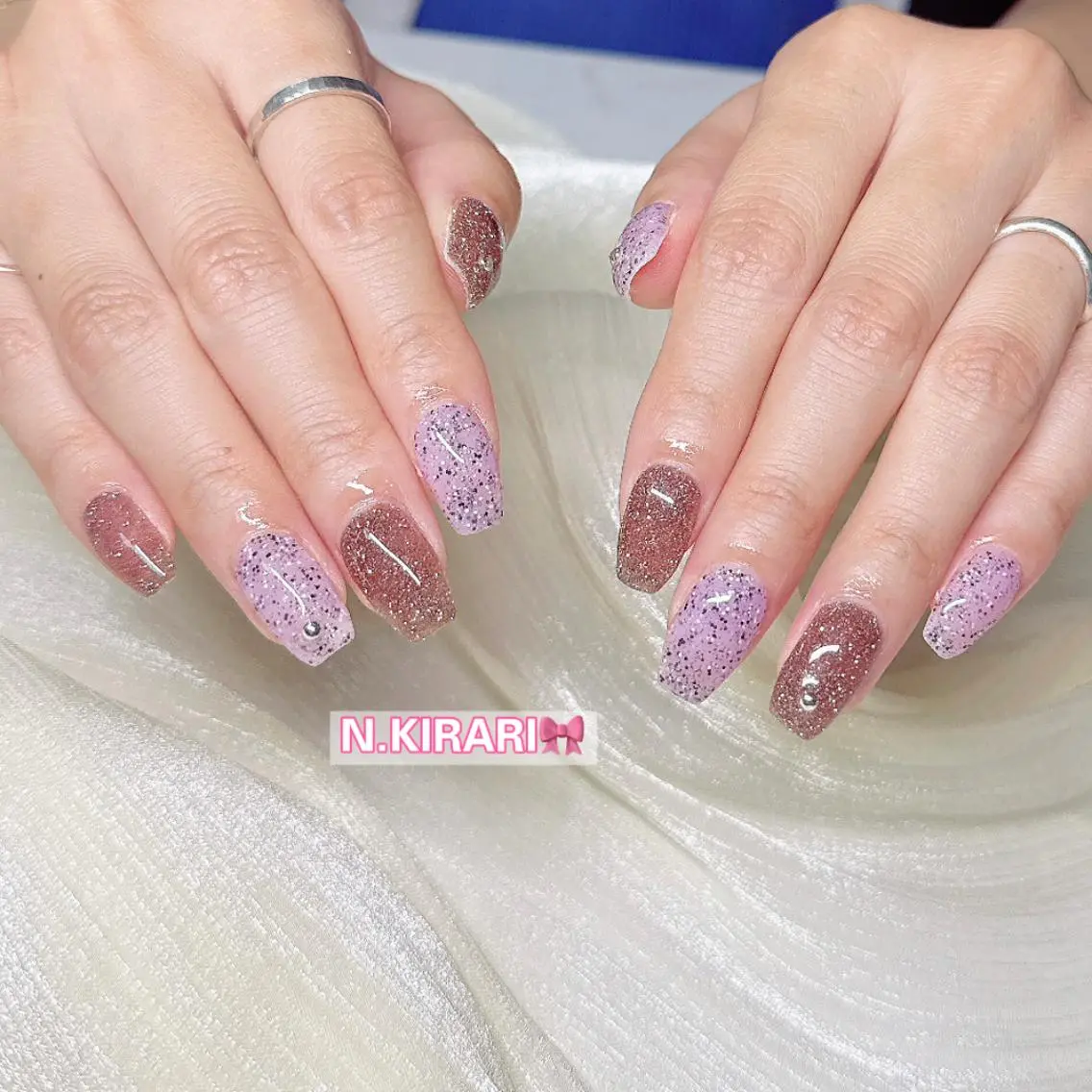 ネイル 🎀 ユズ 🎀のネイルデザイン