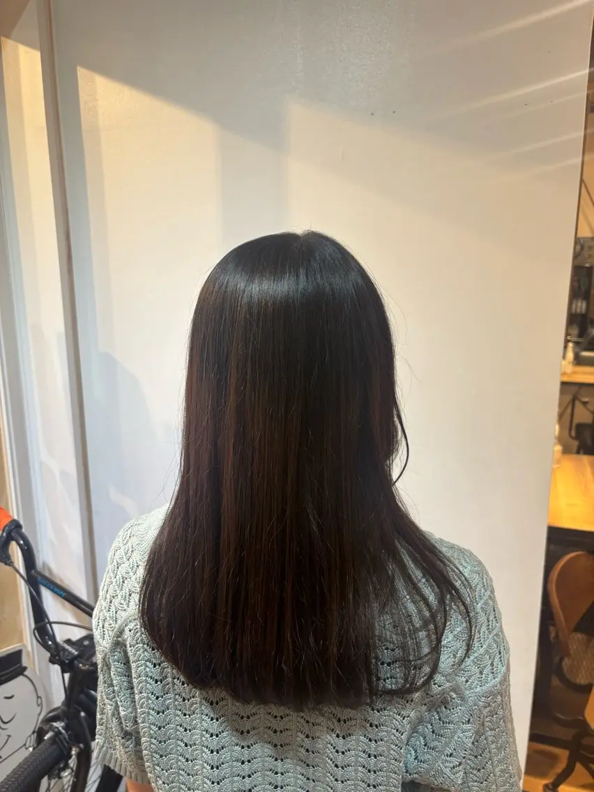 セミロング 村下 美尋のヘアスタイル