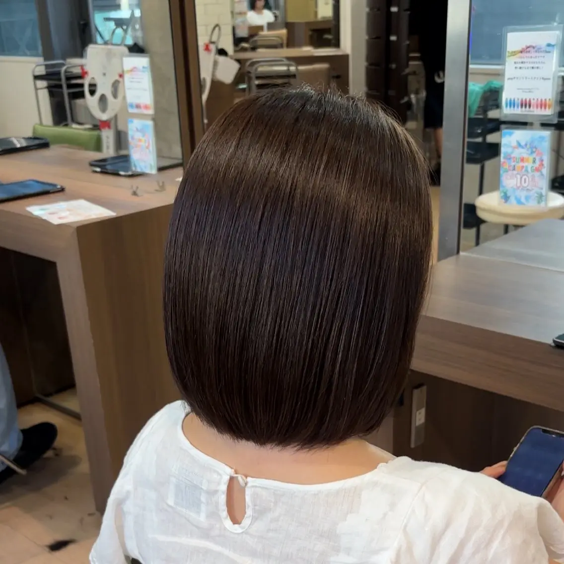 ショート カラー CONAN｜盛岡ボブ 特化/タッセルボブのヘアスタイル