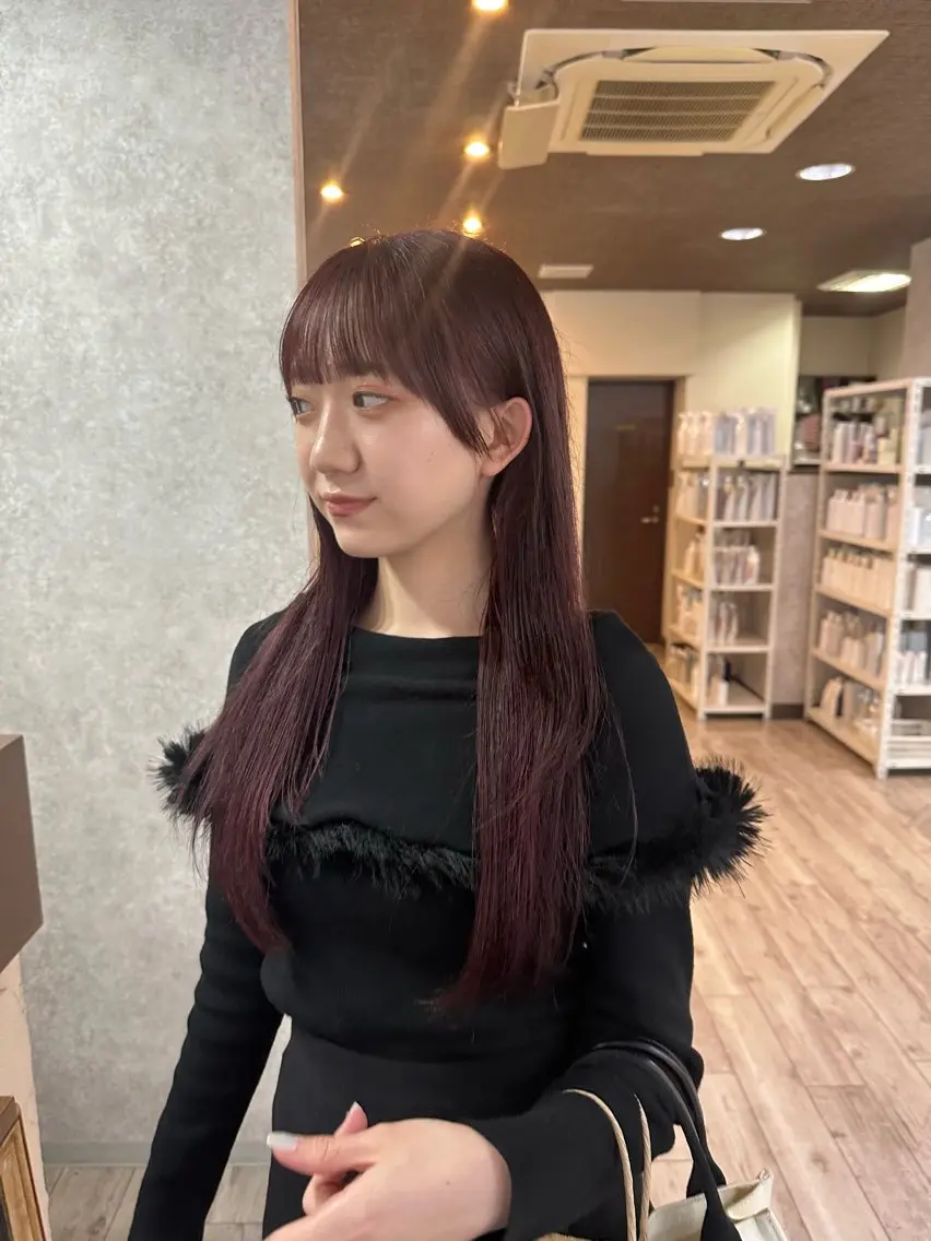 ロング カラー 髪質改善 トリートメント カット ヘアカラー トリートメント レイヤー/高橋 みく /池下/千種のヘアスタイル