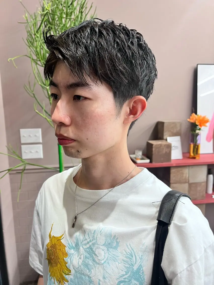 ショート メンズ カット 小笠原悠斗 /メンズヘアのヘアスタイル