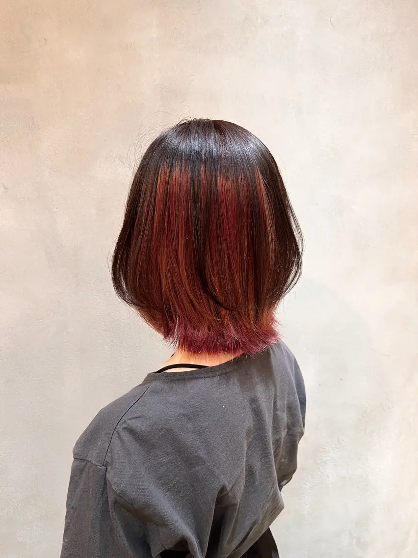 カラー ボブ／ショート 🌻あやか🌻のヘアスタイル