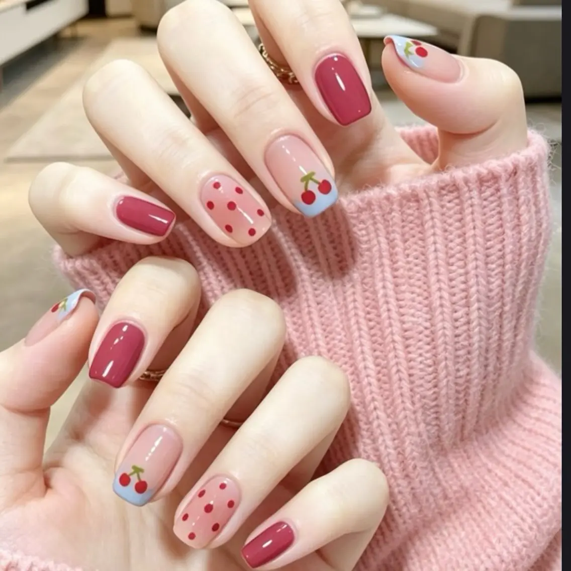 ネイル ハンドネイル ハンドケア sunnynail 小桃のネイルデザイン