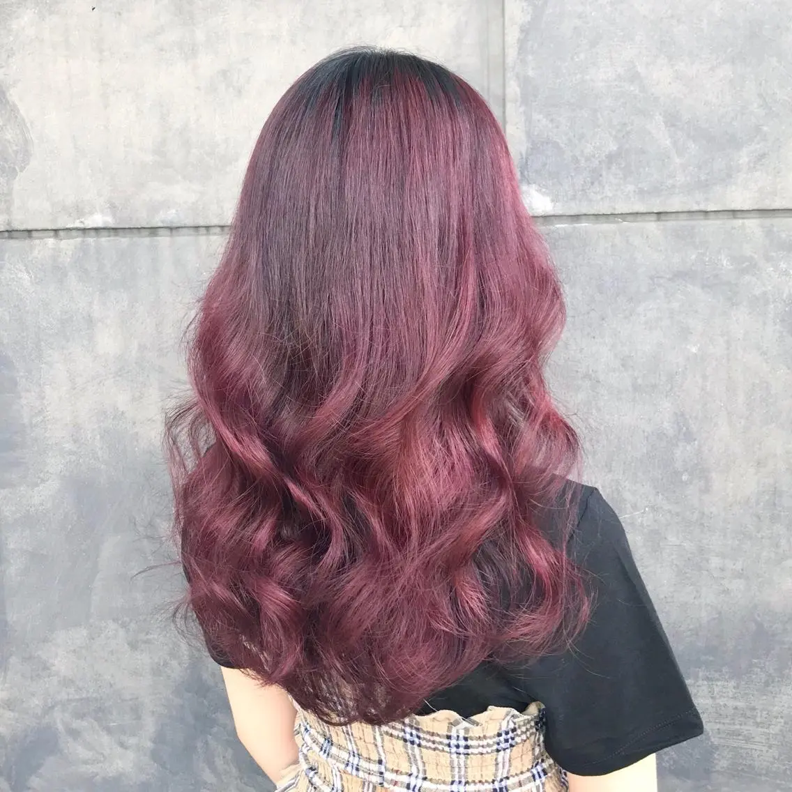ロング カラー ブリーチ ラベンダーカラー ピンクカラー ピンクラベンダー ヨシンモリ K-POP好き美容師 🇰🇷Kai.Yのヘアスタイル