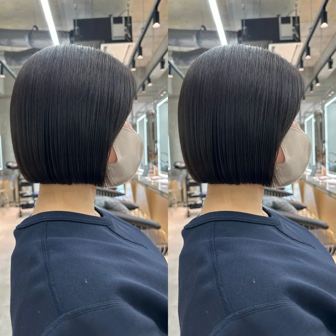 ミディアム カット 縮毛矯正 トリートメント ✨髪質改善特化✨副 店長椎葉信乃介のヘアスタイル