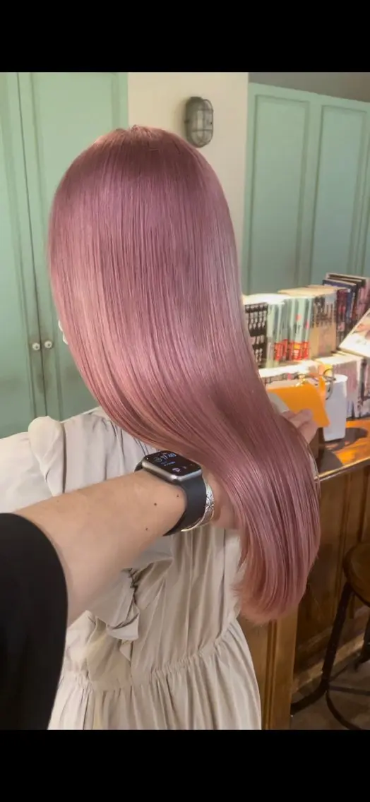 セミロング カラー セミロングパーマ ブリーチ 透明感カラー ダブルカラー グレージュ 🌿丁寧なカウンセリ ング/Naoki🌿のヘアスタイル