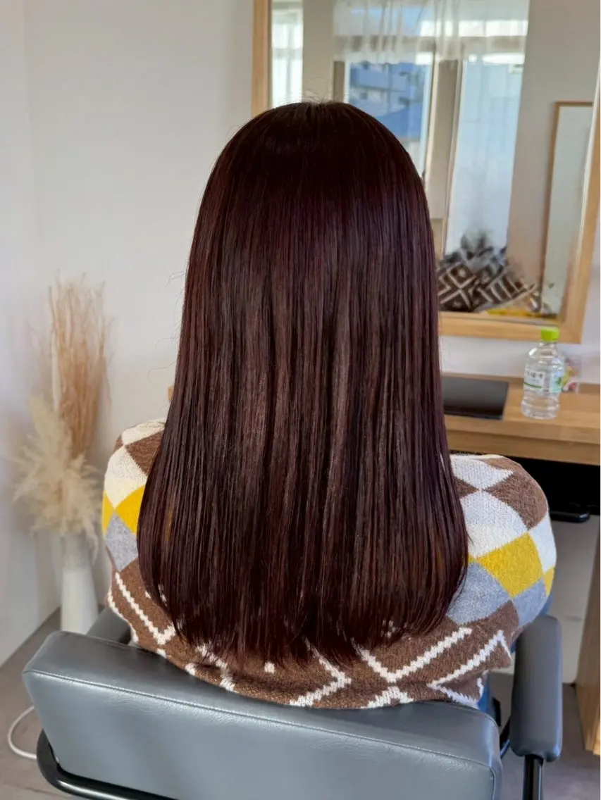 ロング カラー カラー 🌟なるみももかのヘアスタイル