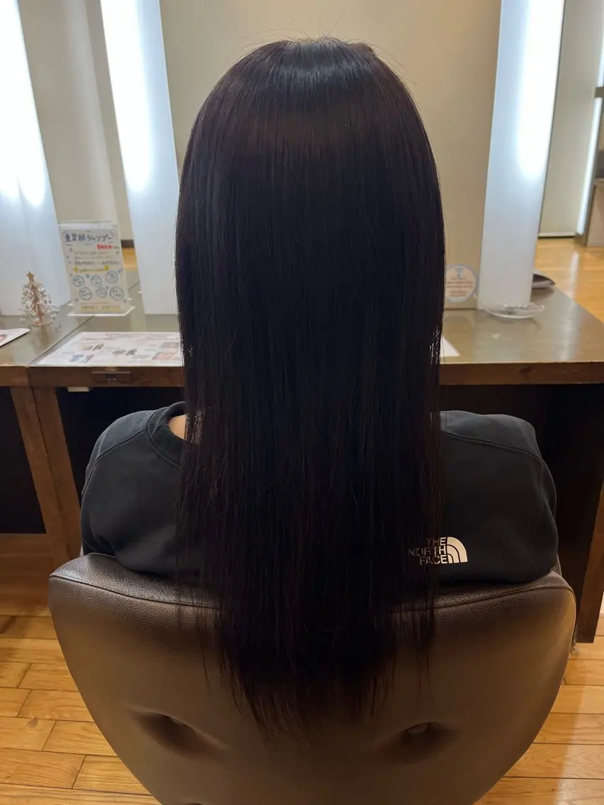 パーマ ストレートパーマ 縮毛矯正 城内 心優のヘアスタイル