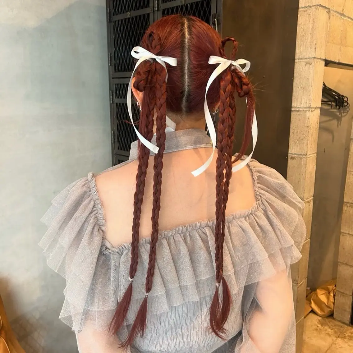 ロング ヘアアレンジ ツインテール 韓国風ヘア ヘアセット ちゃんゆ /伊藤有里のヘアスタイル