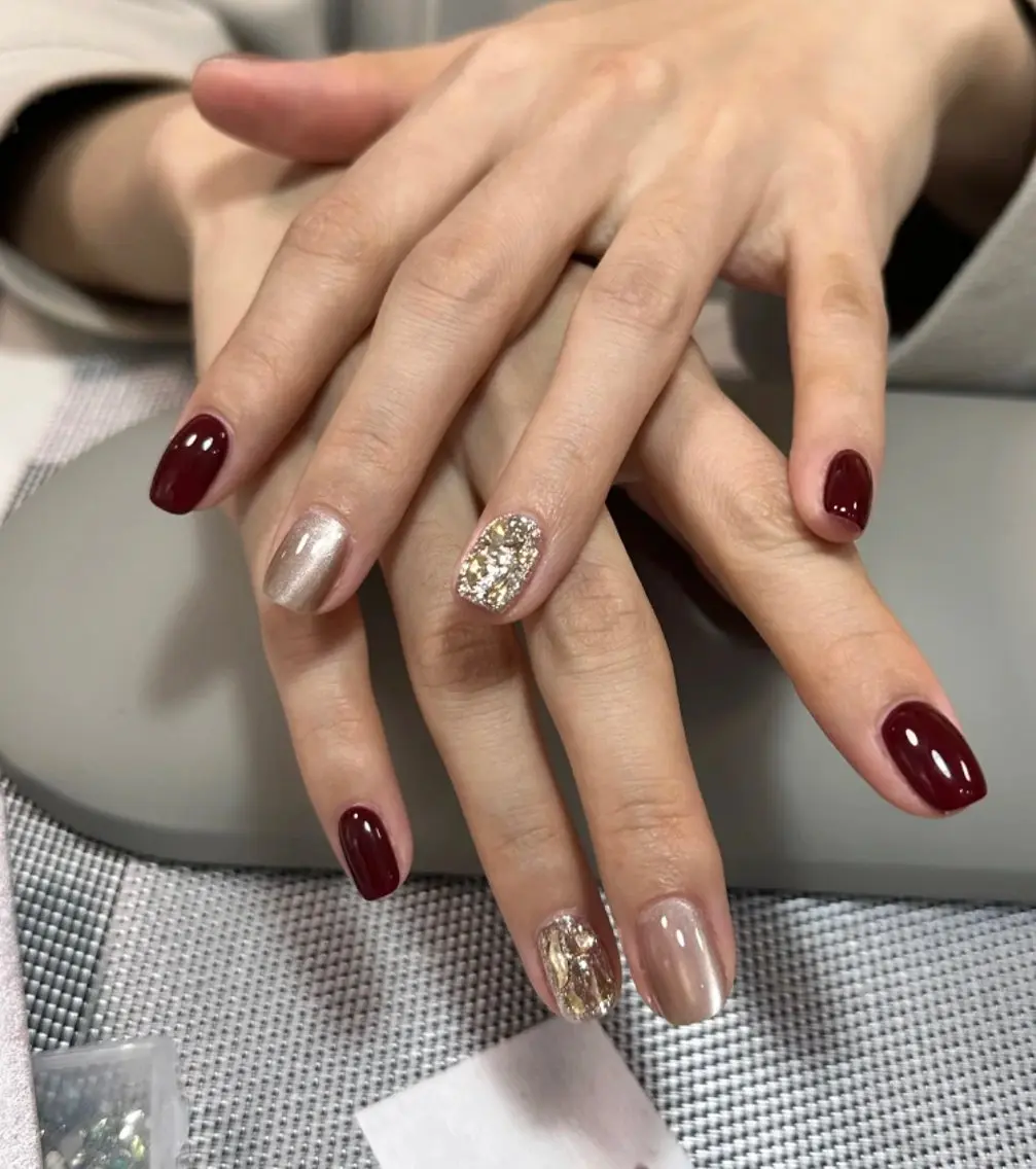 カラー  Nail 秋(アキ)のネイルデザイン