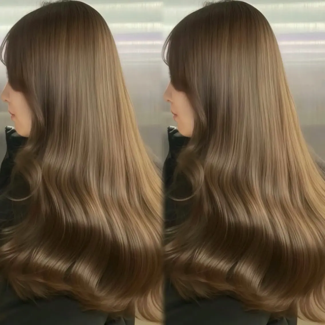 カラー ブラウンカラー オリーブブラウン ヘアカラー PELEmana🎀 ハイトーン🧚🪄のヘアスタイル