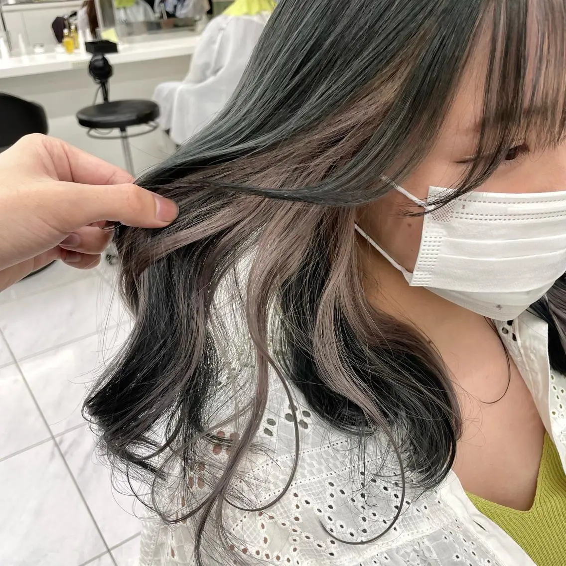 ミディアム カラー *モデル募集🤍横浜 透明感カラー🫧のヘアスタイル