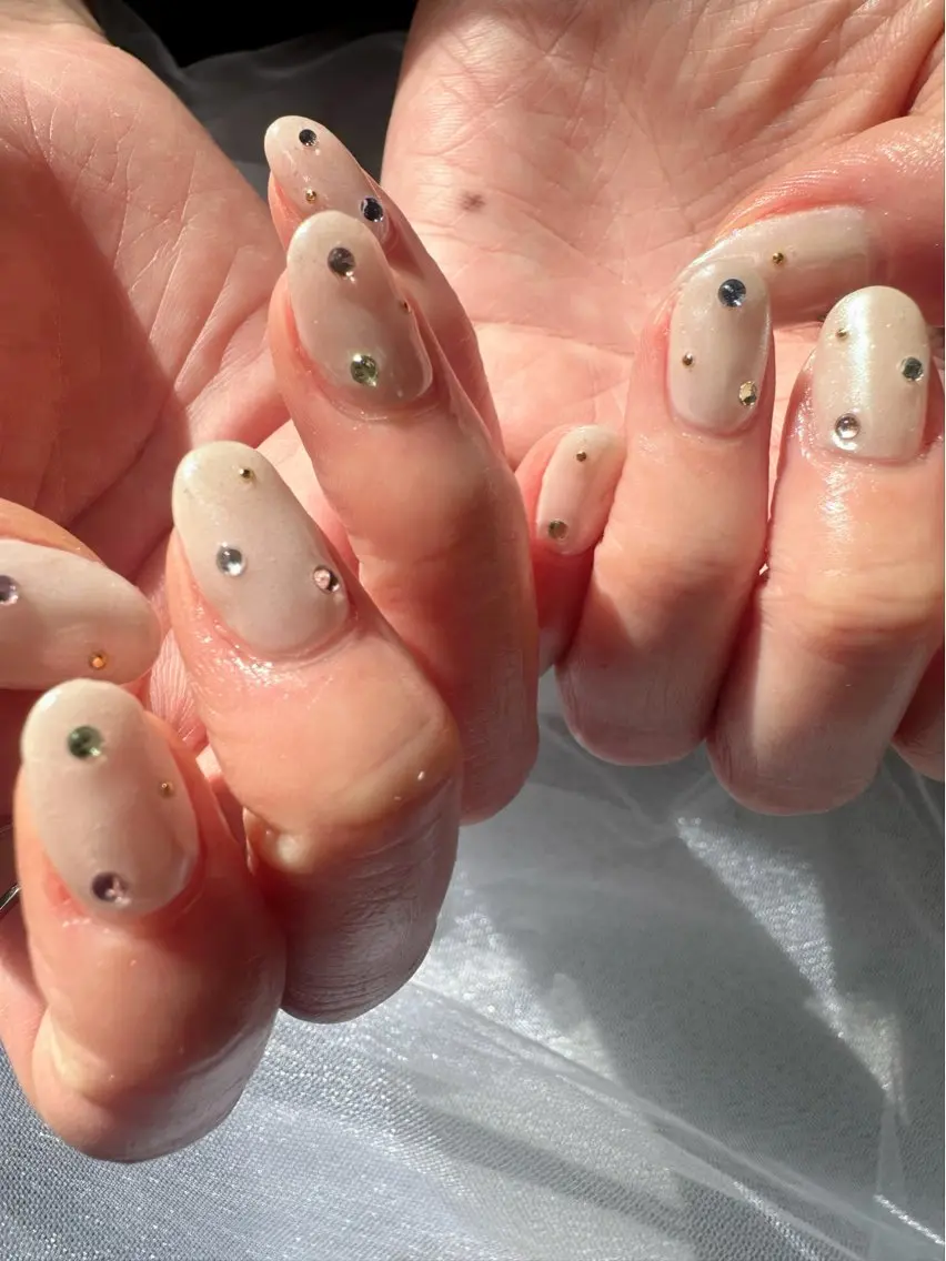 ネイル クリアネイル 氷ネイル・うるうるネイル 韓国ネイル ミラーネイル ニュアンスネイル 🪞KAPE NAIL 🪞のネイルデザイン