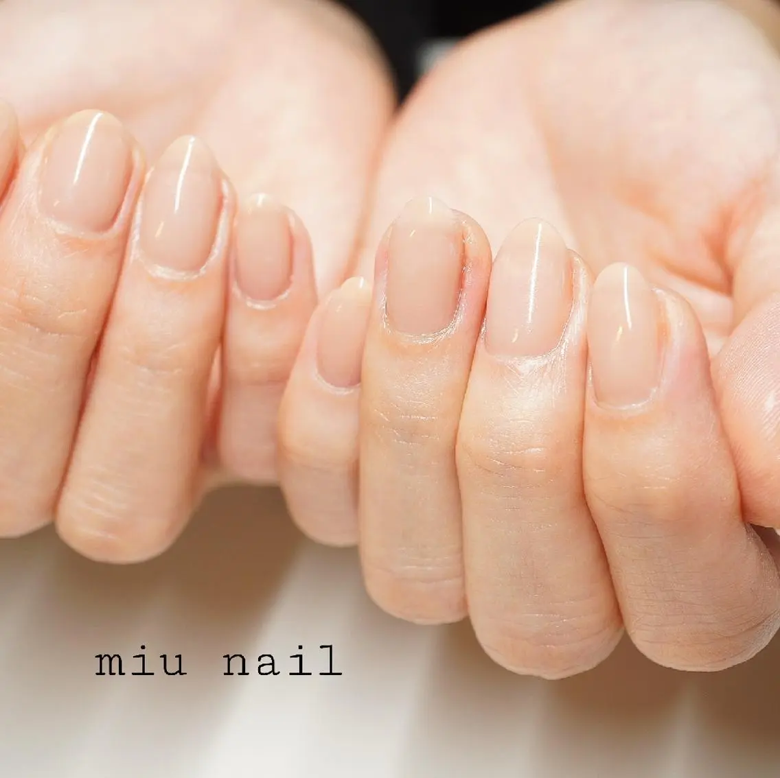 ネイル ワンカラーネイル MIU nailのネイルデザイン