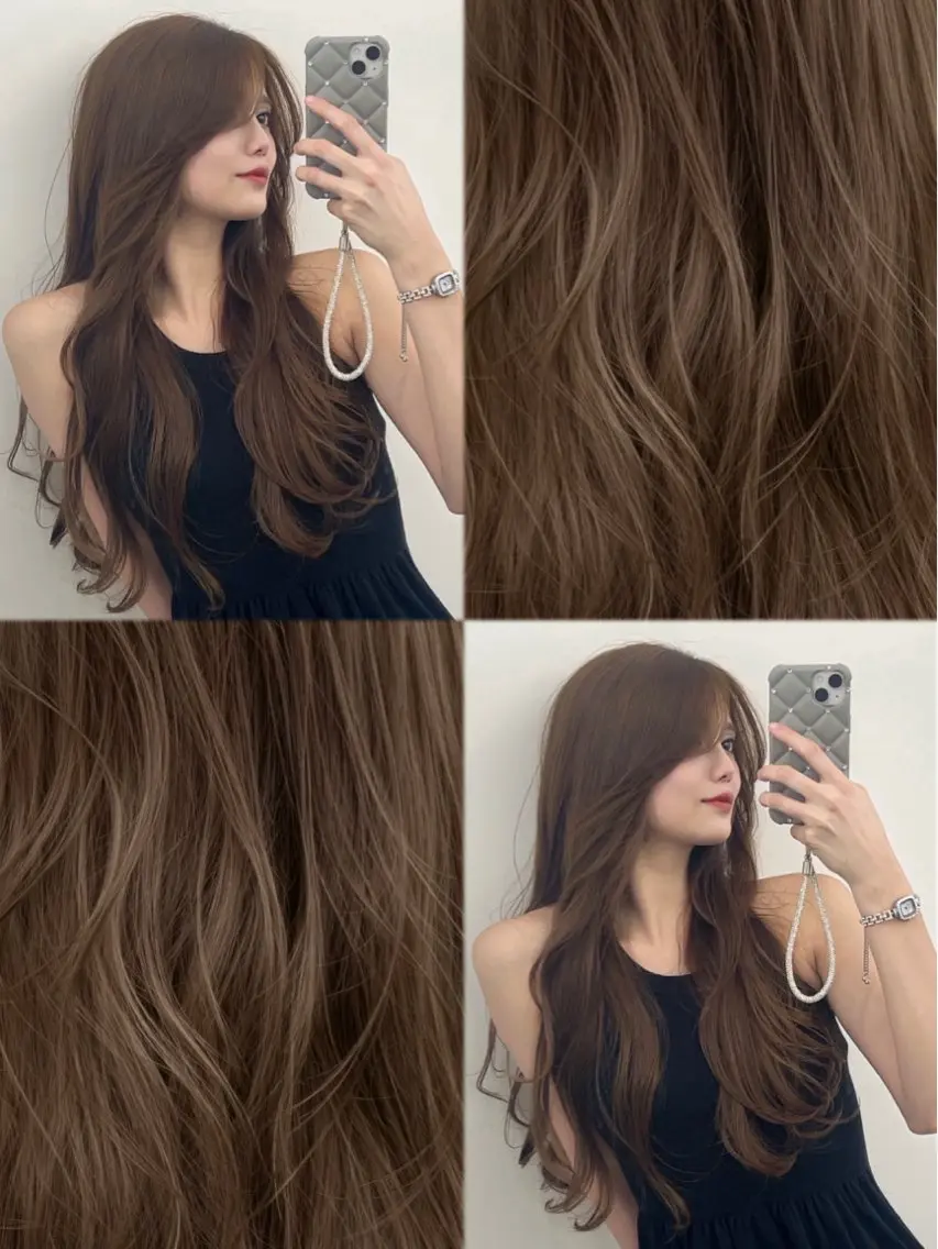 ロング カラー カット ヘアカラー トリートメント 顔まわりの神様✨ 透明感カラー藤嶋秀幸のヘアスタイル
