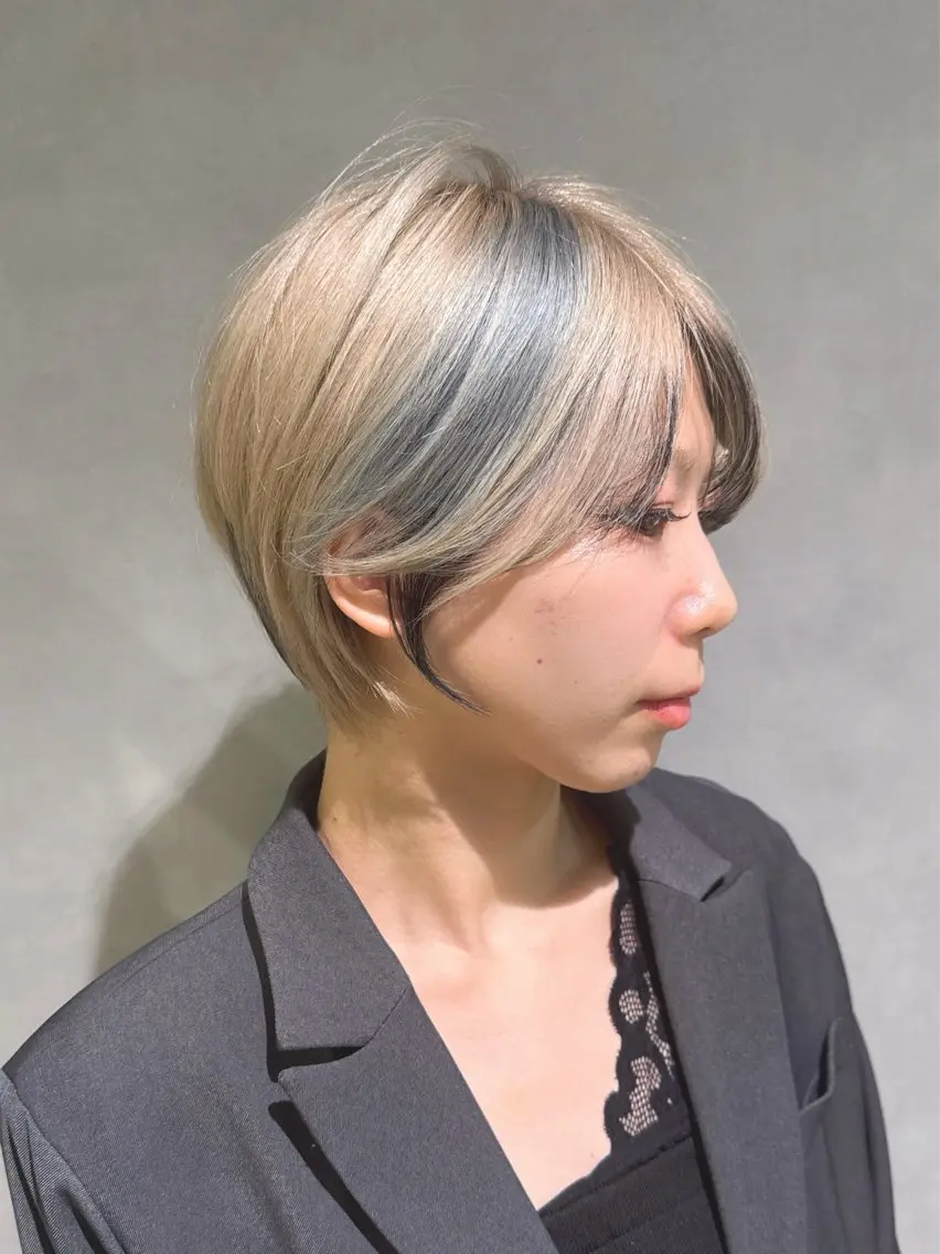 ショート 似合わせショート 森岡俊亮のヘアスタイル
