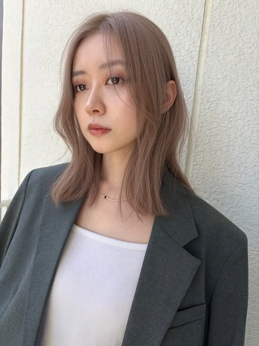 ミディアム ヘアカラー 🌿🍄艶カラー/ 蘭🌙のヘアスタイル