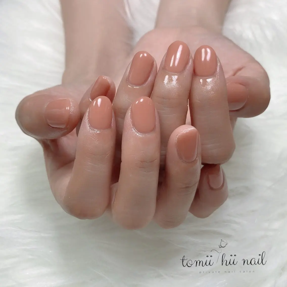 ネイル オフィスネイル ワンカラーネイル シンプルネイル ハンドネイル tomii-hii -nailのその他イメージ