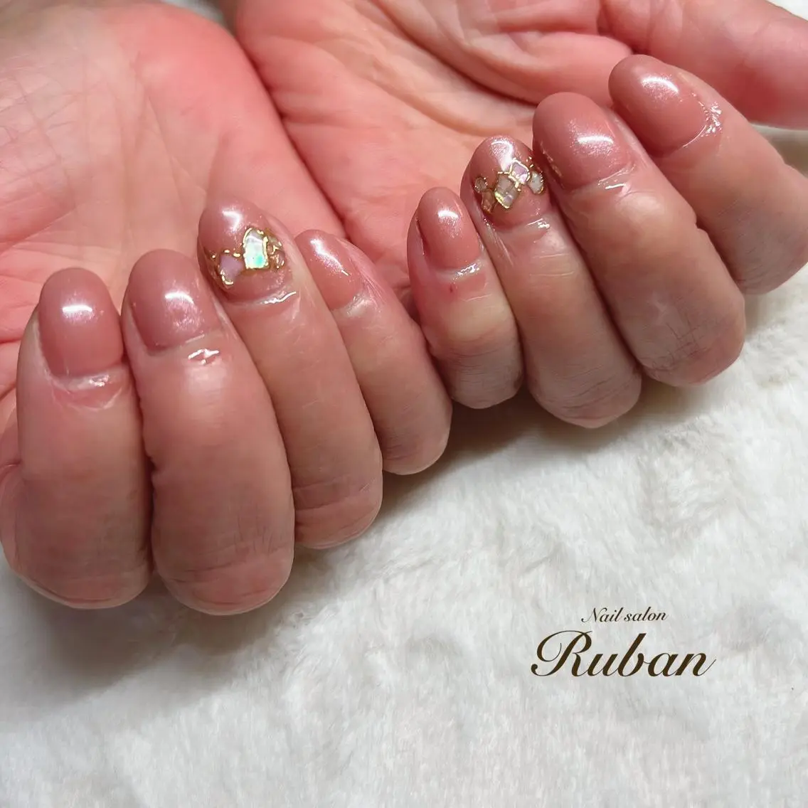 ネイル オフィスネイル シンプルネイル Nail salon Rubanのネイルデザイン