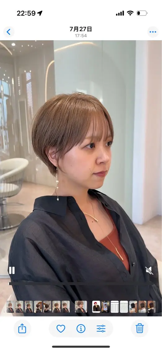 ショート カラー ショートボブ ショートレイヤー ハンサムショート 丸みショート ボブ カット ヘアカラー トリートメント 【渋谷】ボブ・ レイヤーボブ特化✂︎のヘアスタイル