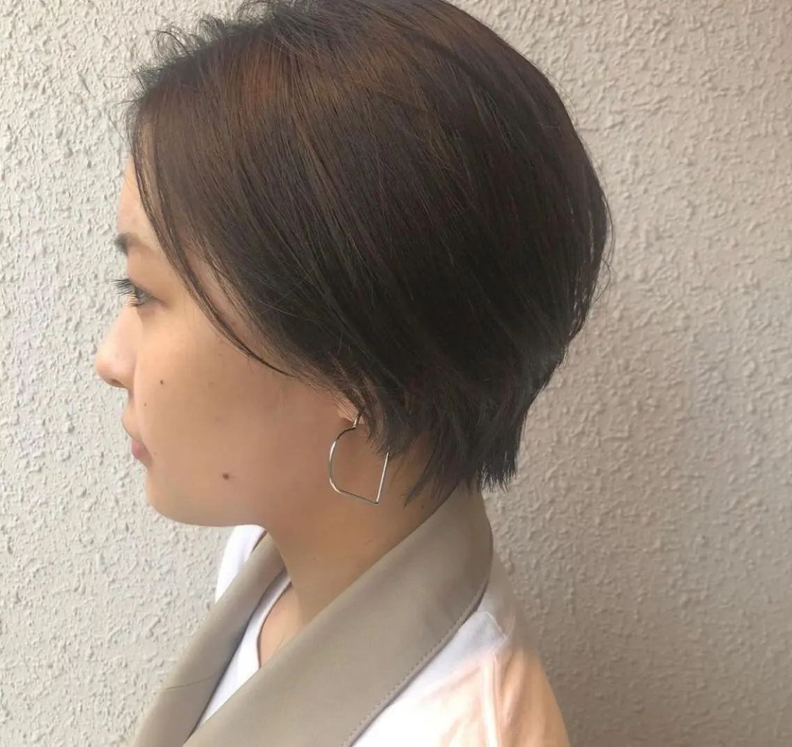 ショート カット ヘアカラー 佐藤 良祐のヘアスタイル