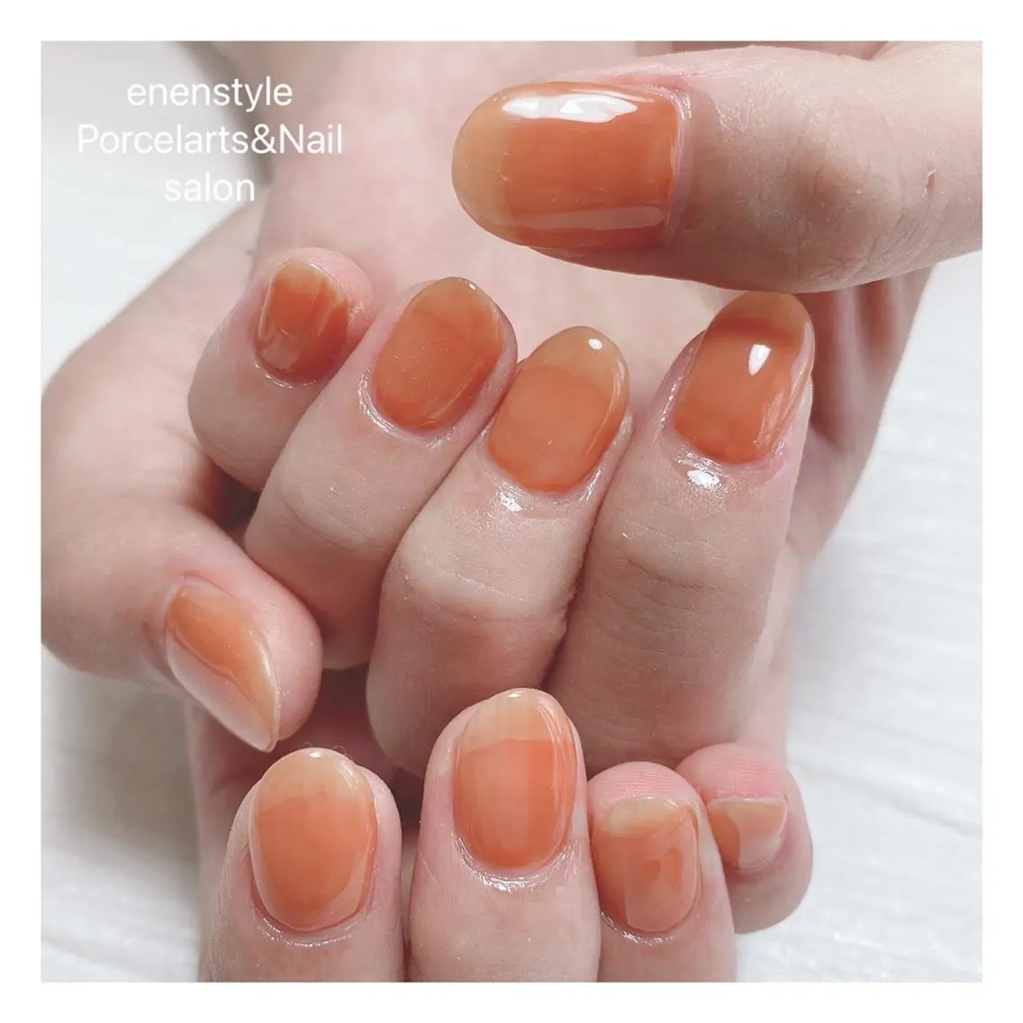 ミディアム ネイル 🐾enen style 🐾のネイルデザイン