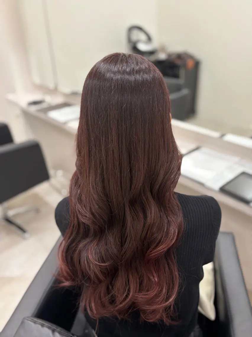 ミディアム カラー カット ヘアカラー トリートメント 🦋The Ect Lien小川琉華🦋のヘアスタイル