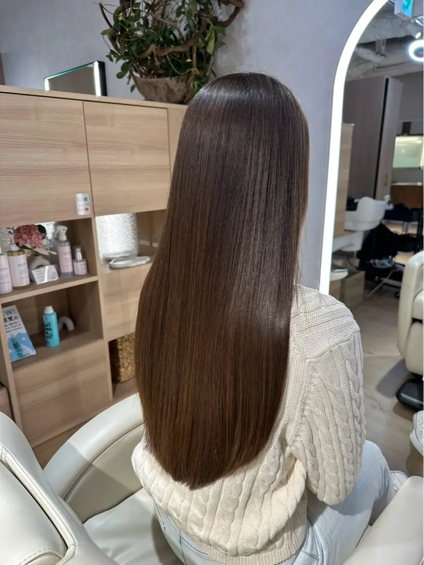 ロング 髪質改善 髪質改善ストレート ✂️前田龍之介のヘアスタイル