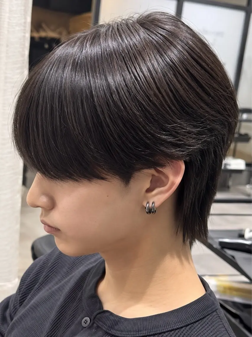 ミディアム メンズ est-r. Shionのヘアスタイル