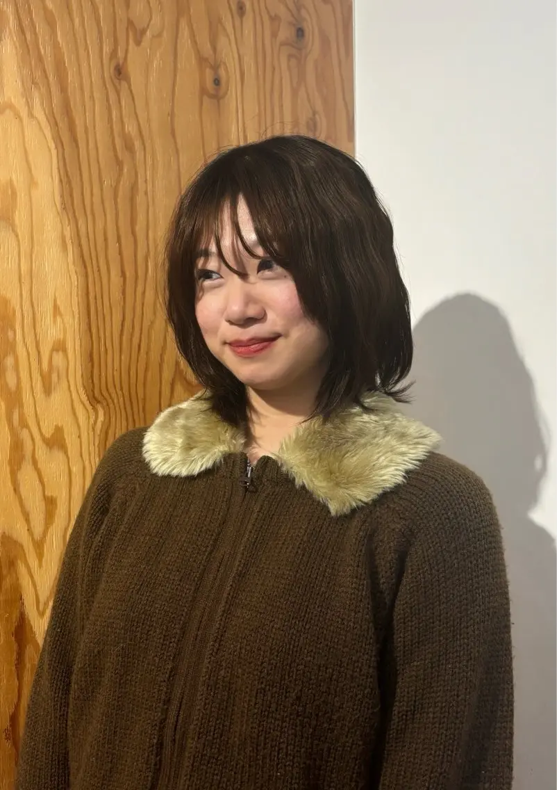 ミディアム noi渋谷 MINAMIのヘアスタイル