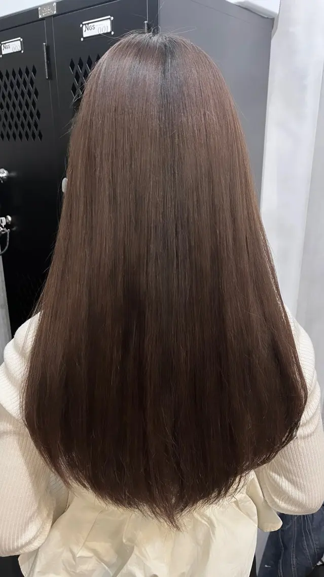 ロング パーマ 縮毛矯正 トリートメント ヘッドスパ 🌟髪質改善/透明感 🌟代表RYOのヘアスタイル