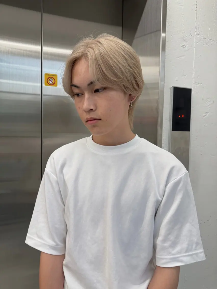 【メンズ限定🚹🌸】ブリーチ+カラー+トリートメントの写真