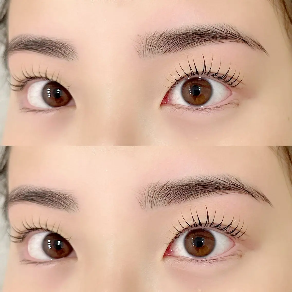 【✨️オススメセット✨️】まつ毛パーマ(上)＋wax脱毛のお得セット🌼の写真