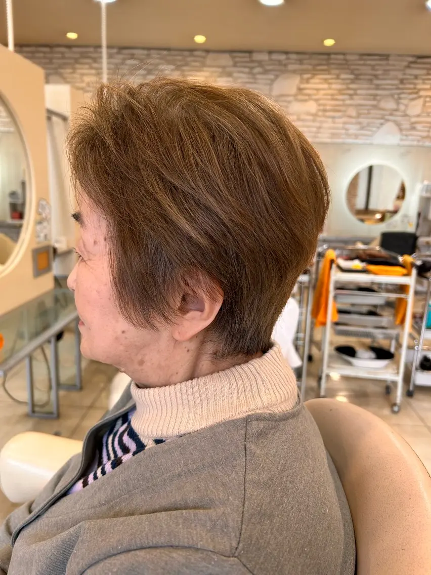 ショート ハンサムショート ショートヘア 井上 愛梨のヘアスタイル