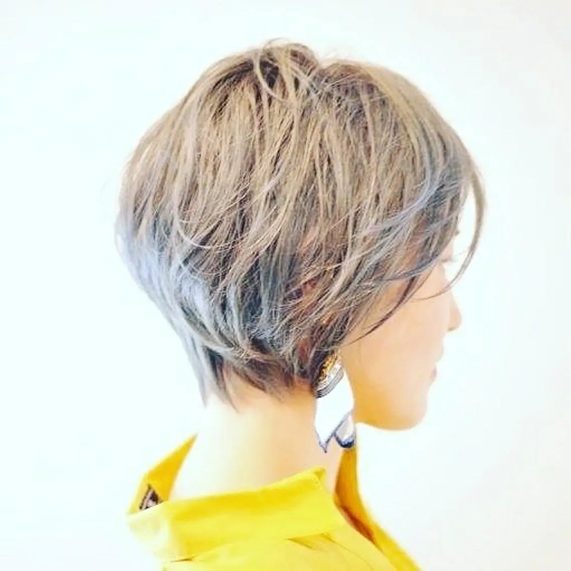 ショート カット ヘアカラー トリートメント 北川 裕暁のヘアスタイル