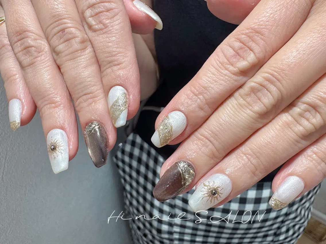 ネイル チークネイル フラッシュネイル フレンチネイル 韓国ネイル マグネットネイル ハンドネイル Hi nail 【ハイネイル】池袋のネイルデザイン
