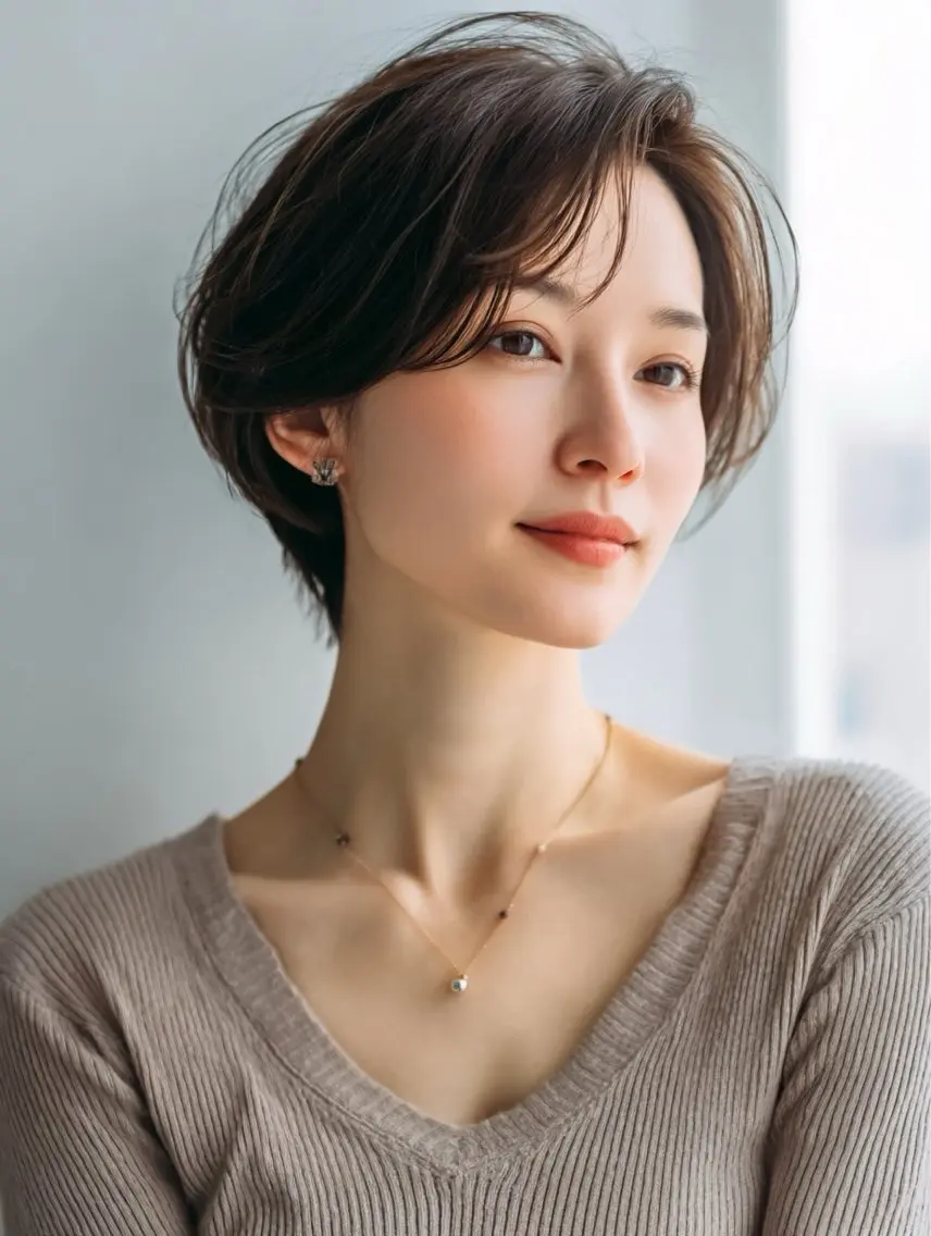 ショート カット ヘアカラー 小村 誠也のヘアスタイル