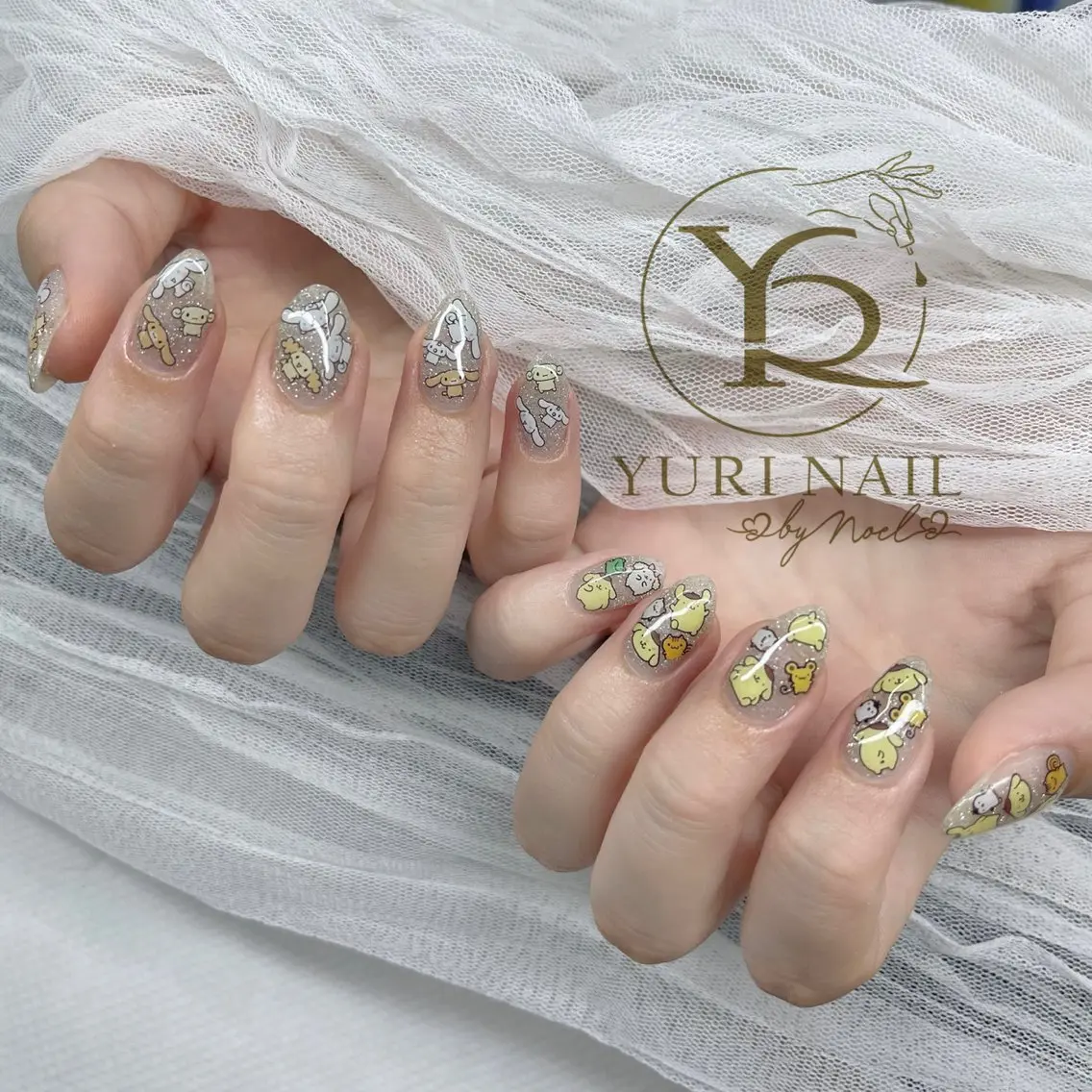 ネイル チークネイル フットネイル フレンチネイル グラデーション キラキラネイル ハンドネイル フットネイル ハンドケア YURI Nail Funabashiのネイルデザイン