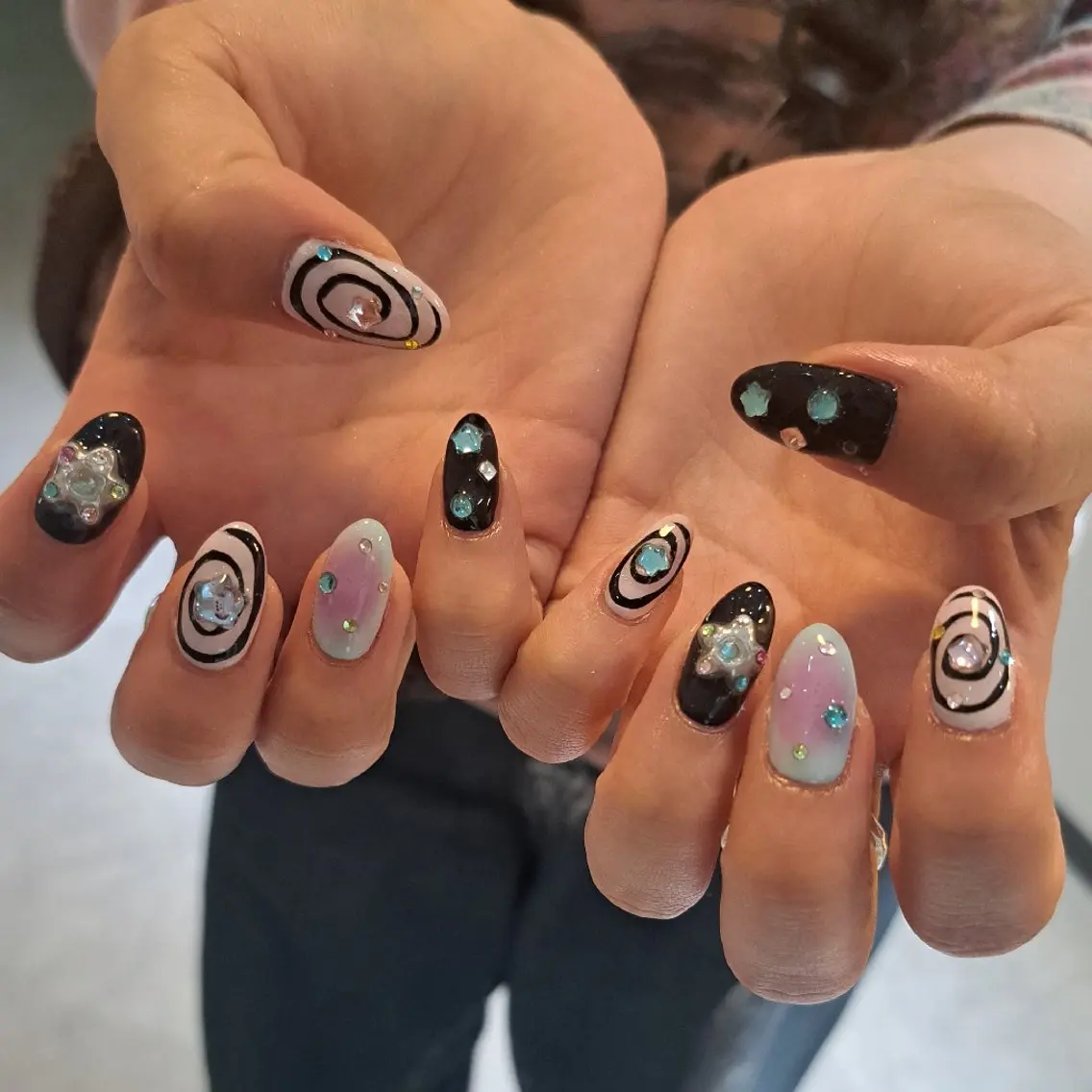 ネイル アートネイル ジェルネイル 持ち込み パステルネイル ハンドネイル Nail mood デザイン持ち込みokのネイルデザイン