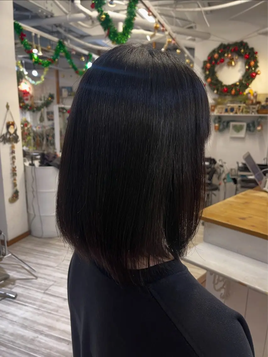 ミディアム 縮毛矯正 suns ♡LILIKA♡のヘアスタイル