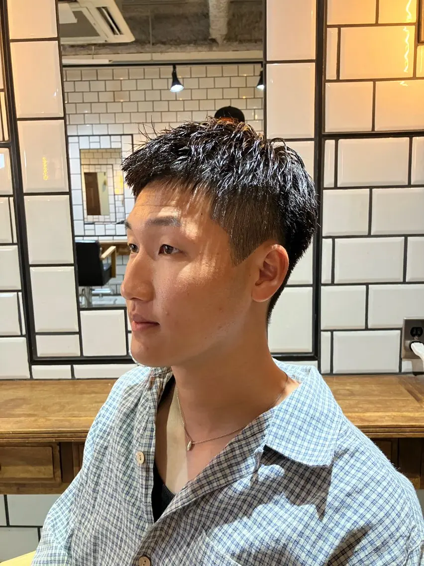 ショート メンズ カット Watarai Yuukiのヘアスタイル